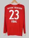 Bayern Munich L/S Home Shirt 2017/18 Vidal #23 (L)