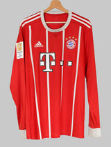 Bayern Munich L/S Home Shirt 2017/18 Vidal 23 (L)
