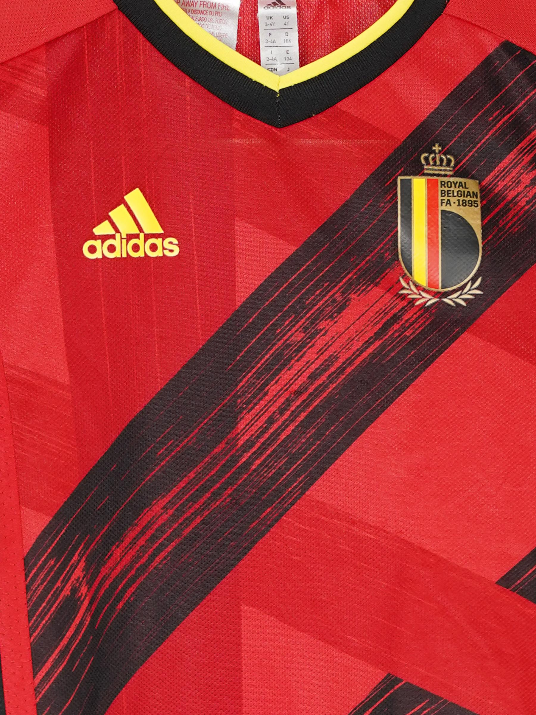 Belgium Home Shirt 2020/21 (3 - 4Y)