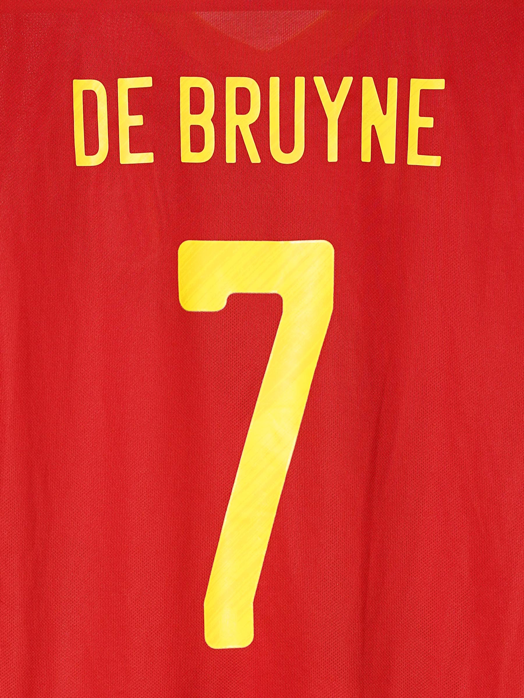 Belgium Home Shirt 2020/21 De Bruyne 7 (L)