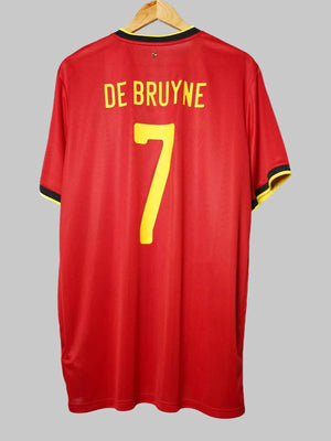 Camiseta local Bélgica 2020/21 De Bruyne 7 (XL)
