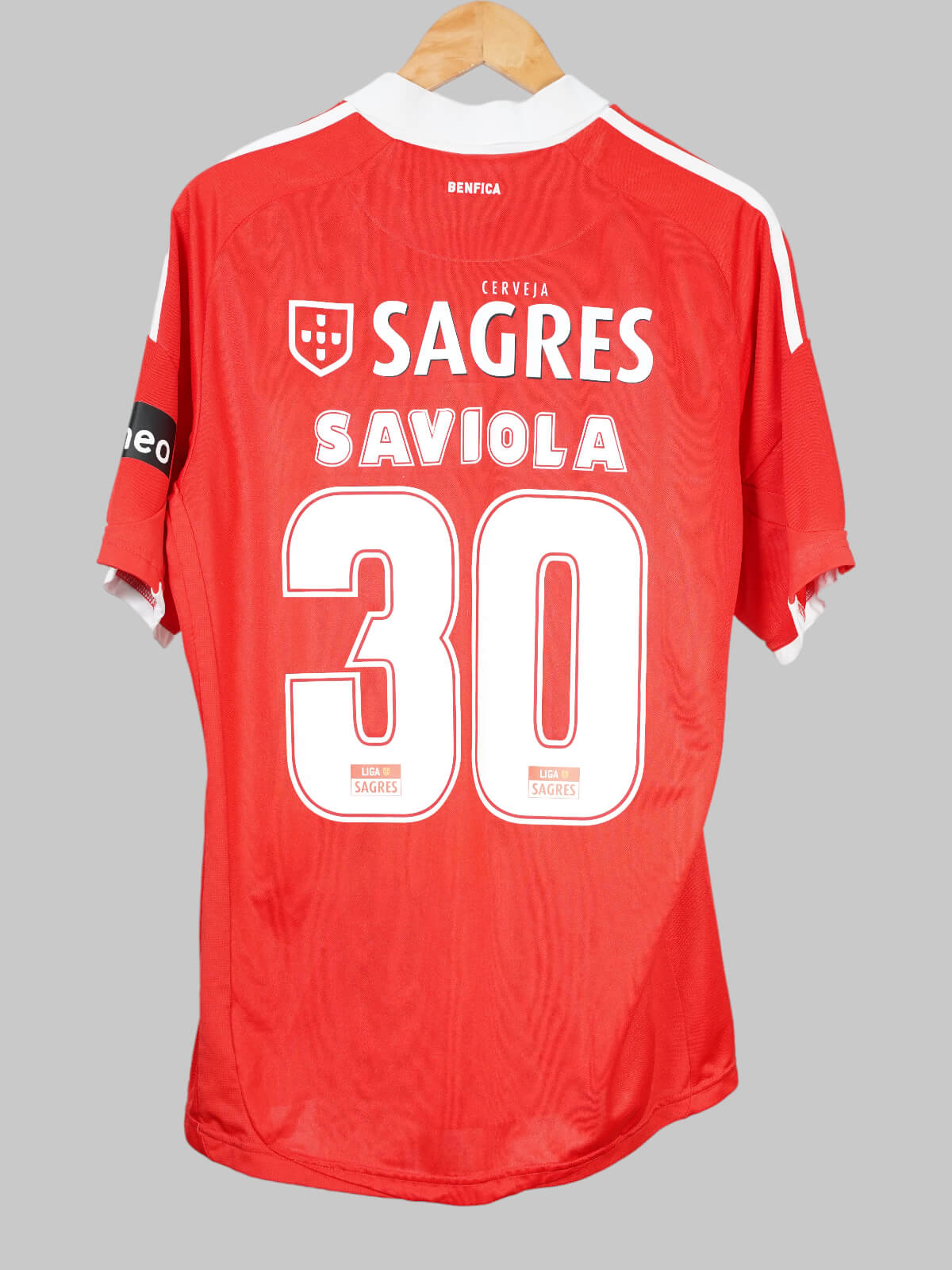 Benfica Home Shirt 2010/11 Saviola 30 (L)
