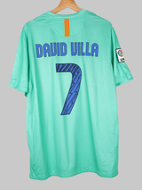 2010/11 Barcelona David Villa #7 Away Shirt (XL)