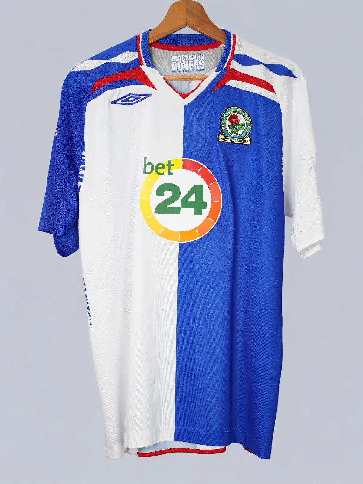 Blackburn Rovers Home Shirt 2007/8 Santa Cruz 9 (L)