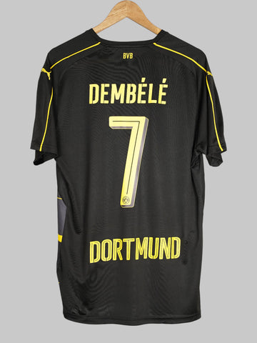 Borussia Dortmund Away Shirt 2016/17 Dembele 7 (L)