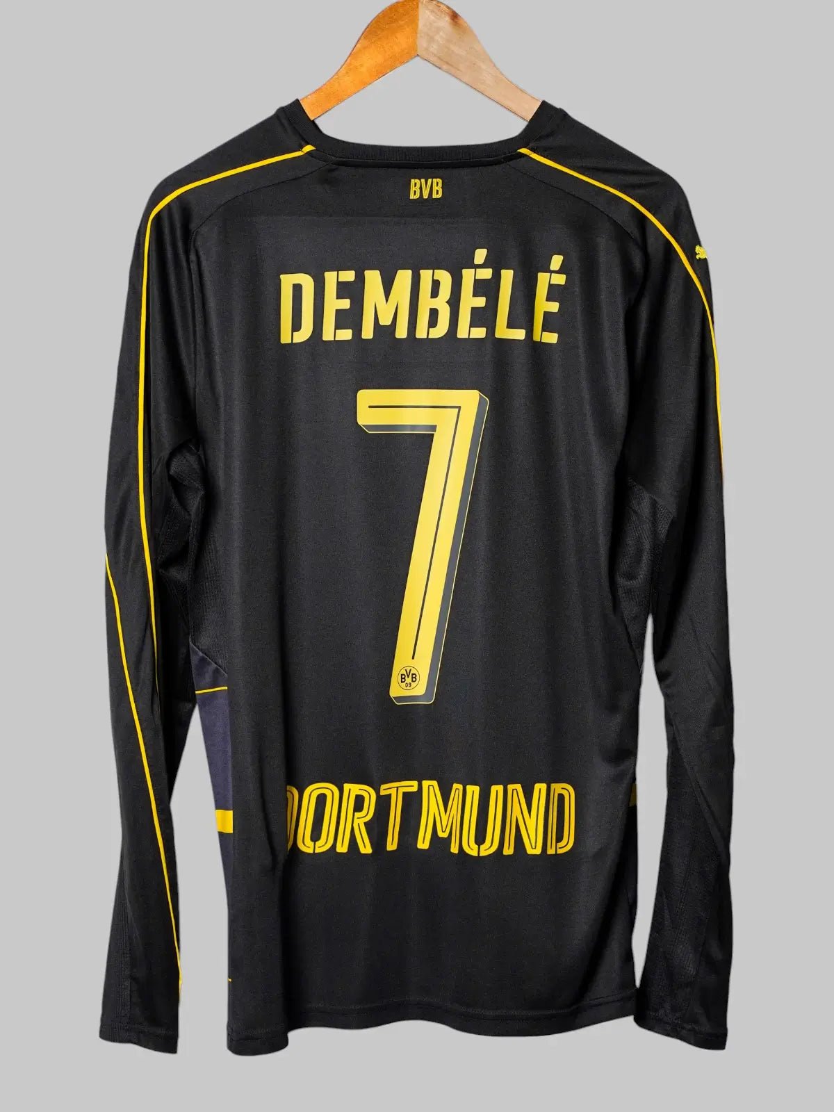 Borussia Dortmund Away Shirt 2016/17 L/S Dembélé 7 (M)