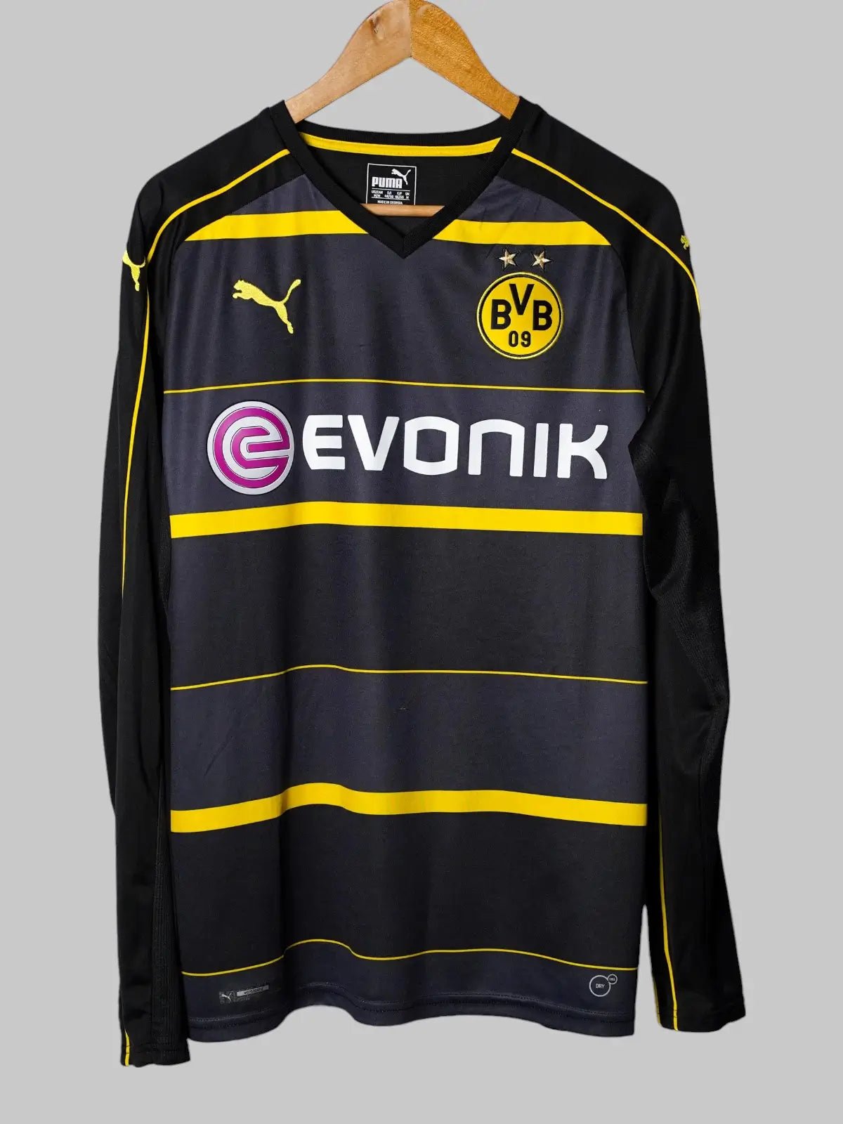 Borussia Dortmund Away Shirt 2016/17 L/S Dembélé 7 (M)