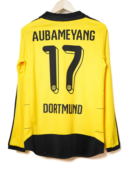Borussia Dortmund Home Shirt 2015/16 L/S Aubameyang 17 (S)