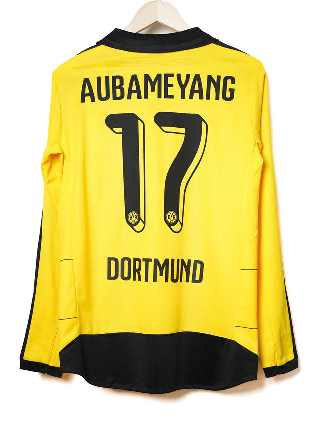 Borussia Dortmund Home Shirt 2015/16 L/S Aubameyang 17 (S)