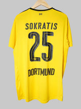 Borussia Dortmund Home Shirt 2016/17 Sokratis 25 (XL)