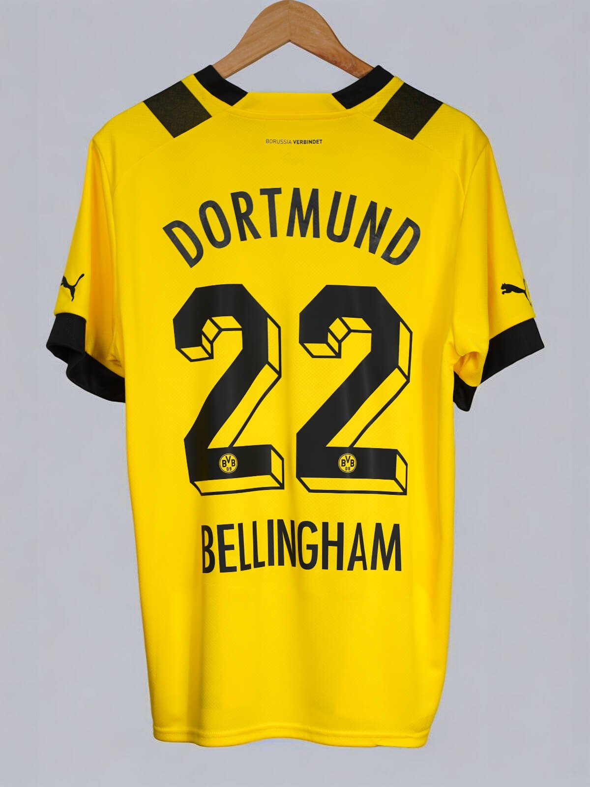 Borussia Dortmund Home Shirt 2022/23 Bellingham 22 (L)