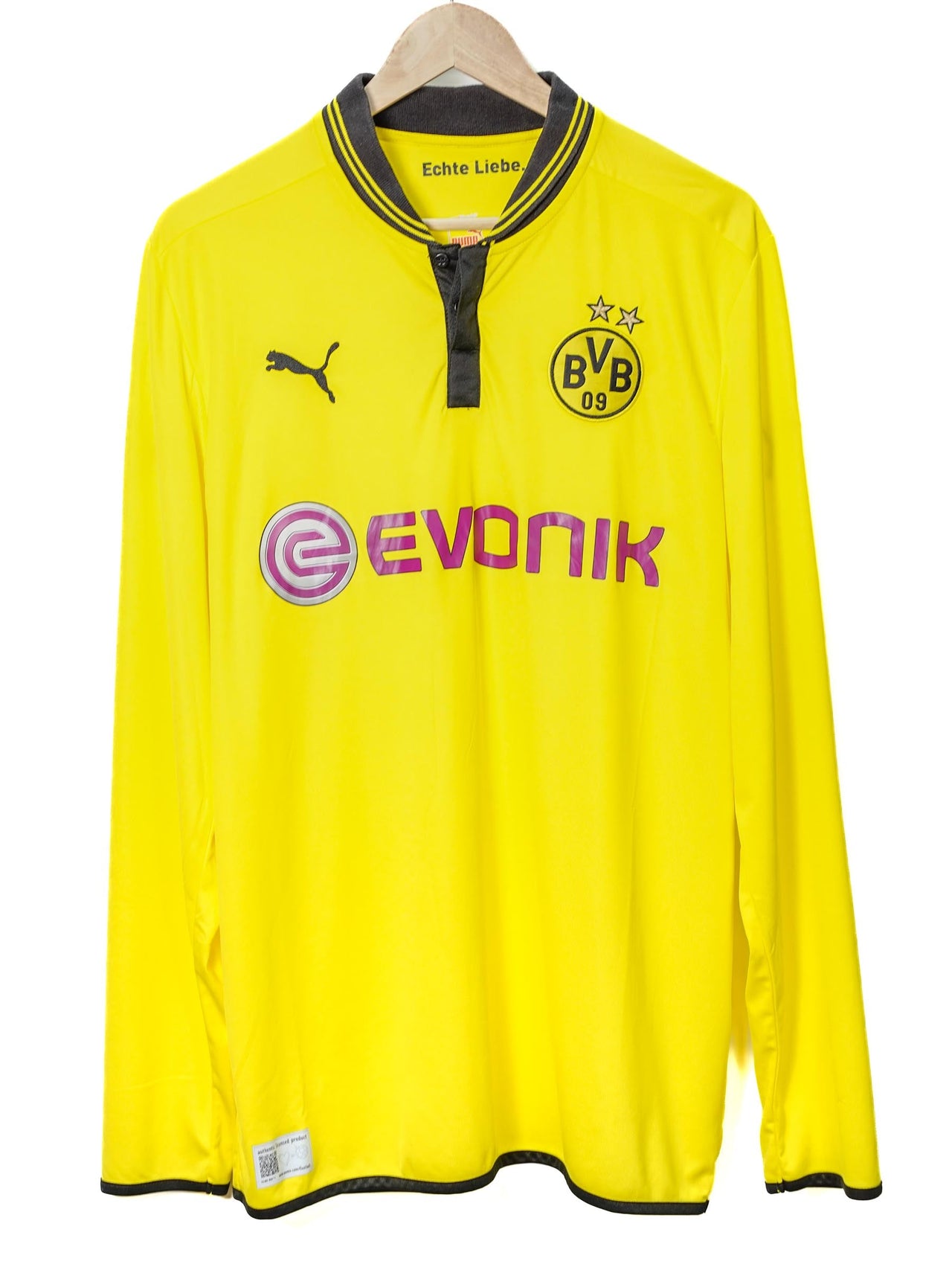 Borussia Dortmund Home Shirt L/S 2012/13 Hummels 15 (XL)