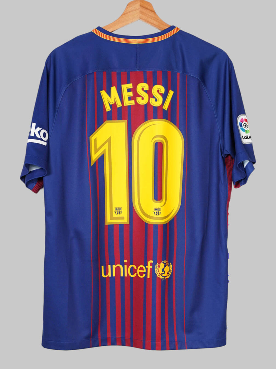 2017/18 Barcelona Messi #10 Home Shirt (L)