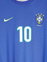 Brazil Away Shirt 1998/00 Rivaldo 10 (L)