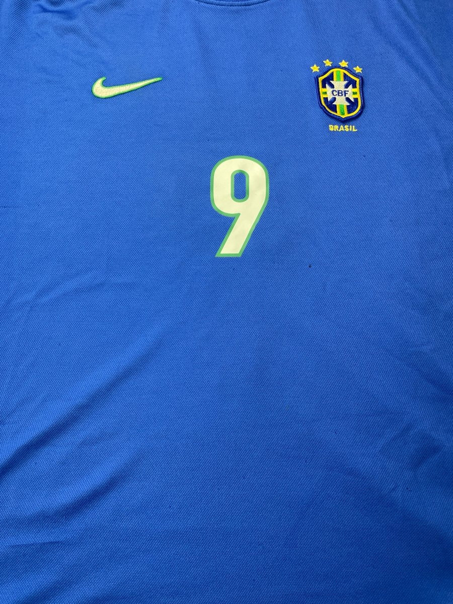 Brazil Away Shirt 1998/99 Ronaldo #9 - 9/10 - L