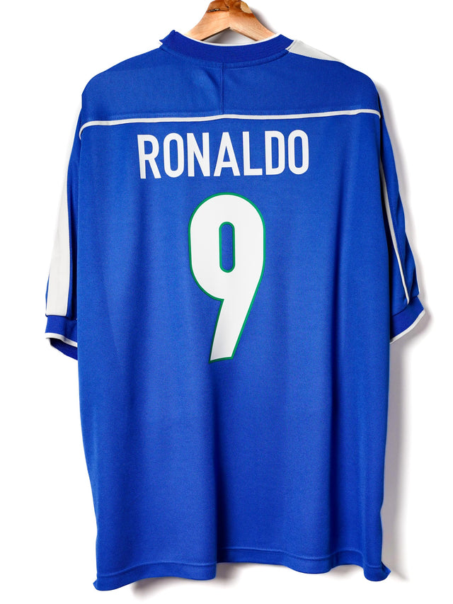 Brazil Away Shirt 1998/99 Ronaldo 9 (XL)