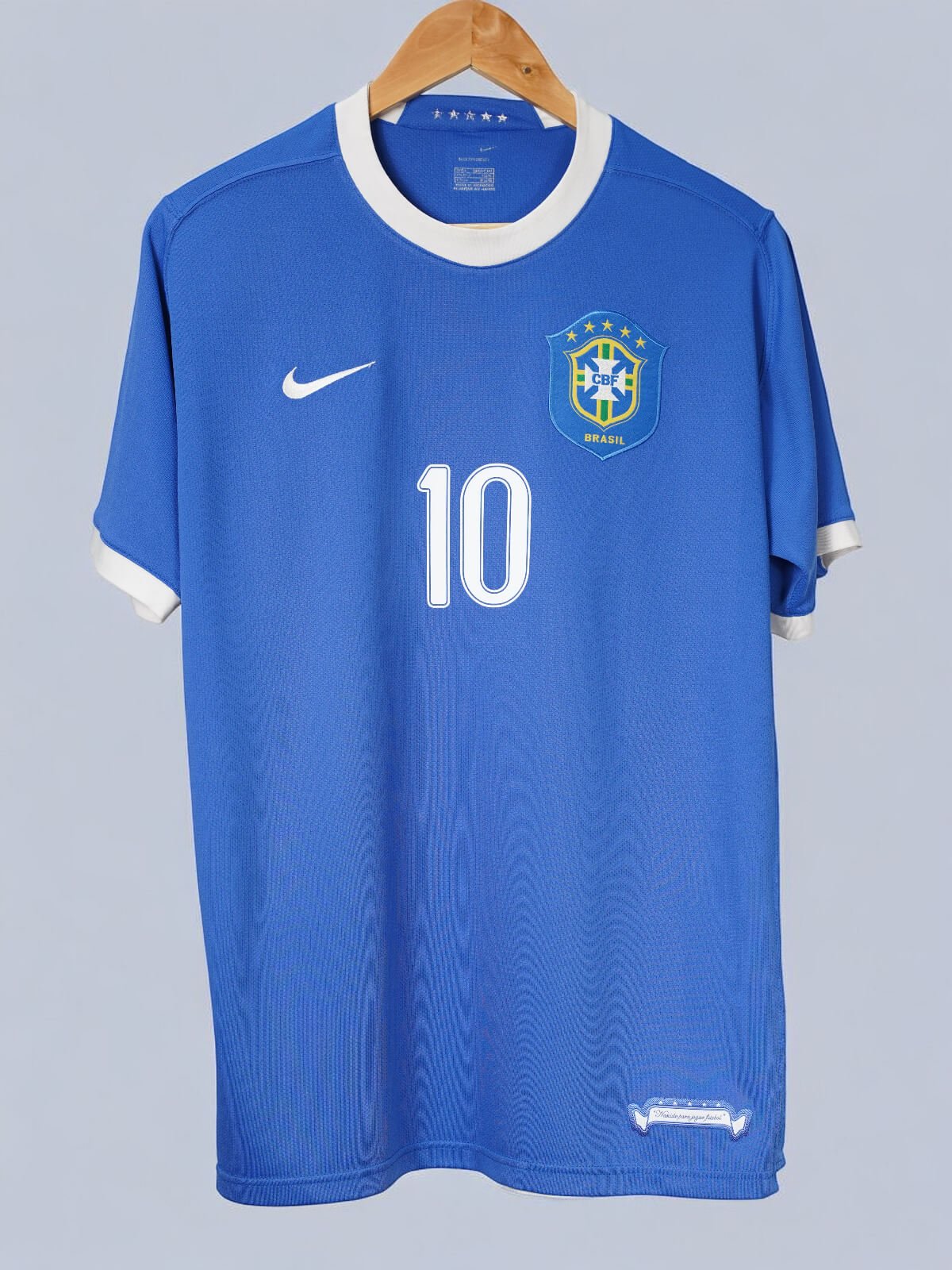 Brazil Away Shirt 2006/7 Ronaldinho 10 (L)