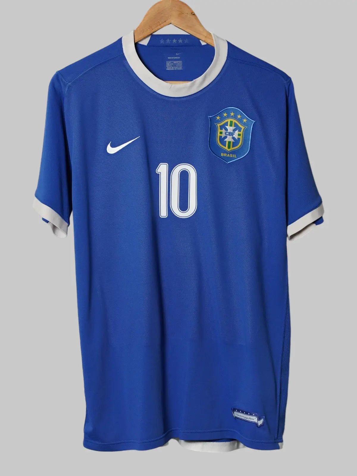Brazil Away Shirt 2006/7 Ronaldinho 10 (M)