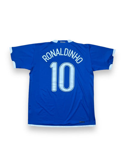 Brazil Away Shirt 2006/8 Ronaldinho #10 - 9/10 - L