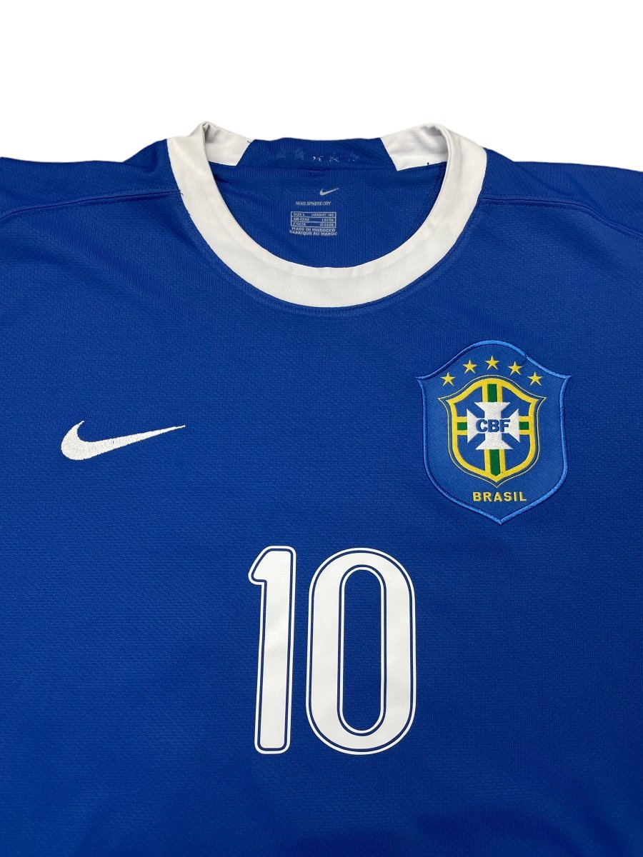 Brazil Away Shirt 2006/8 Ronaldinho #10 - 9/10 - L