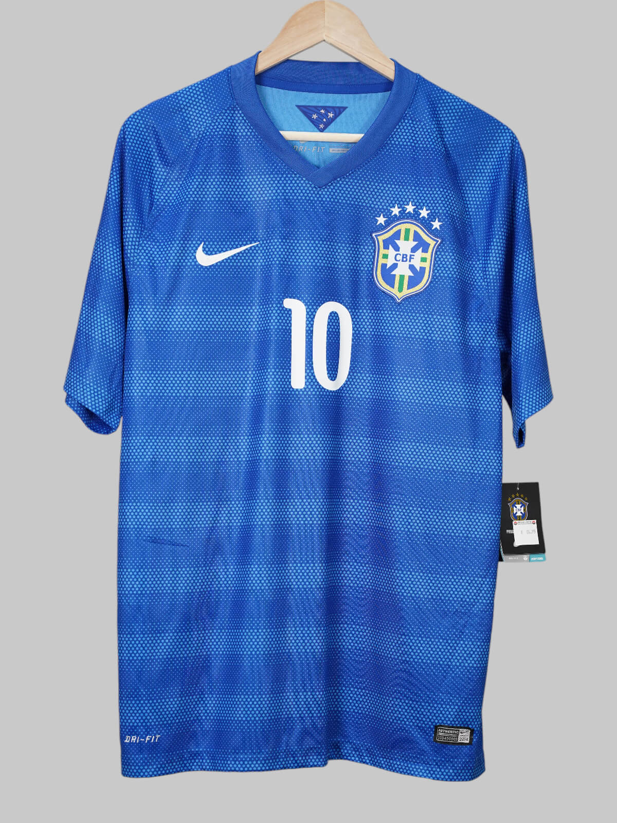 Brazil Away Shirt 2014/15 BNWT Neymar Jr 10 (L)