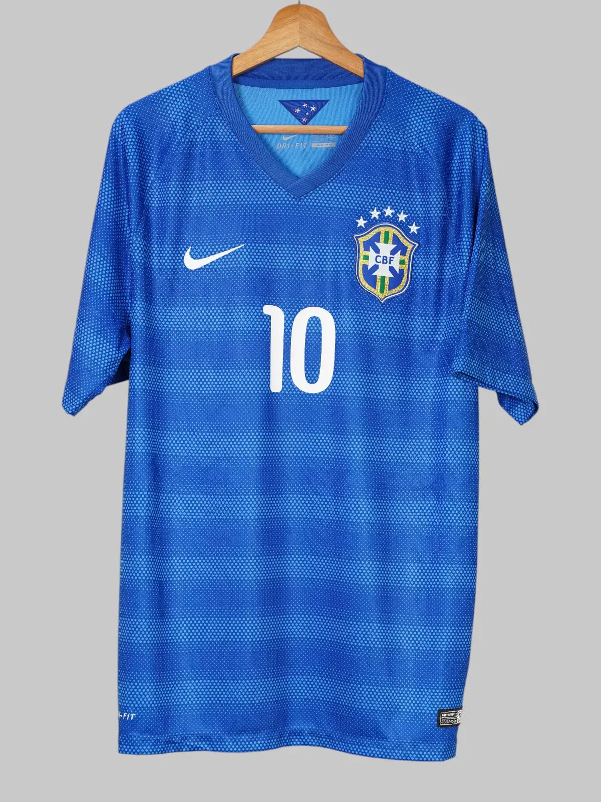 Brazil Away Shirt 2014/15 Neymar Jr 10 (L)