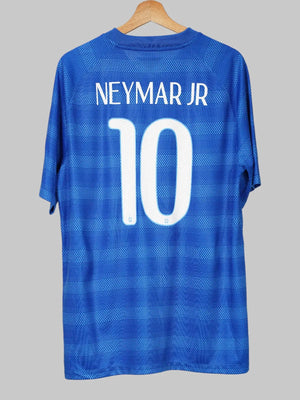Brazil Away Shirt 2014/15 Neymar Jr 10 (L)