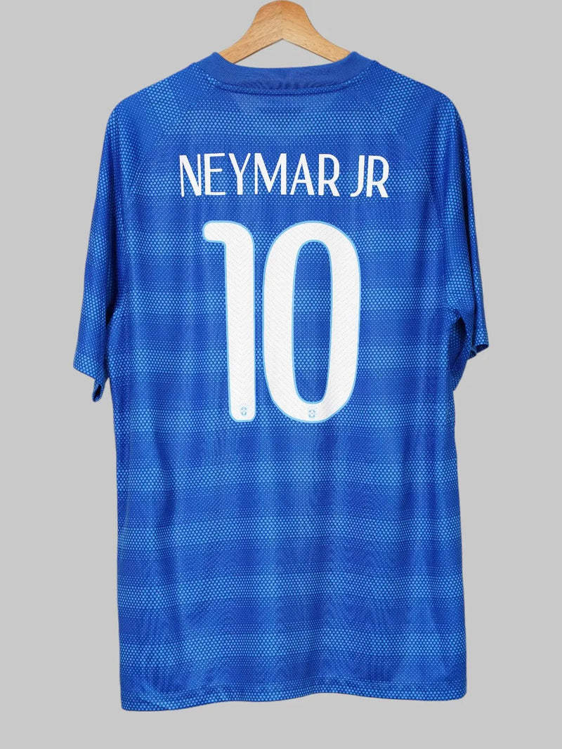 Brazil Away Shirt 2014/15 Neymar Jr 10 (L)
