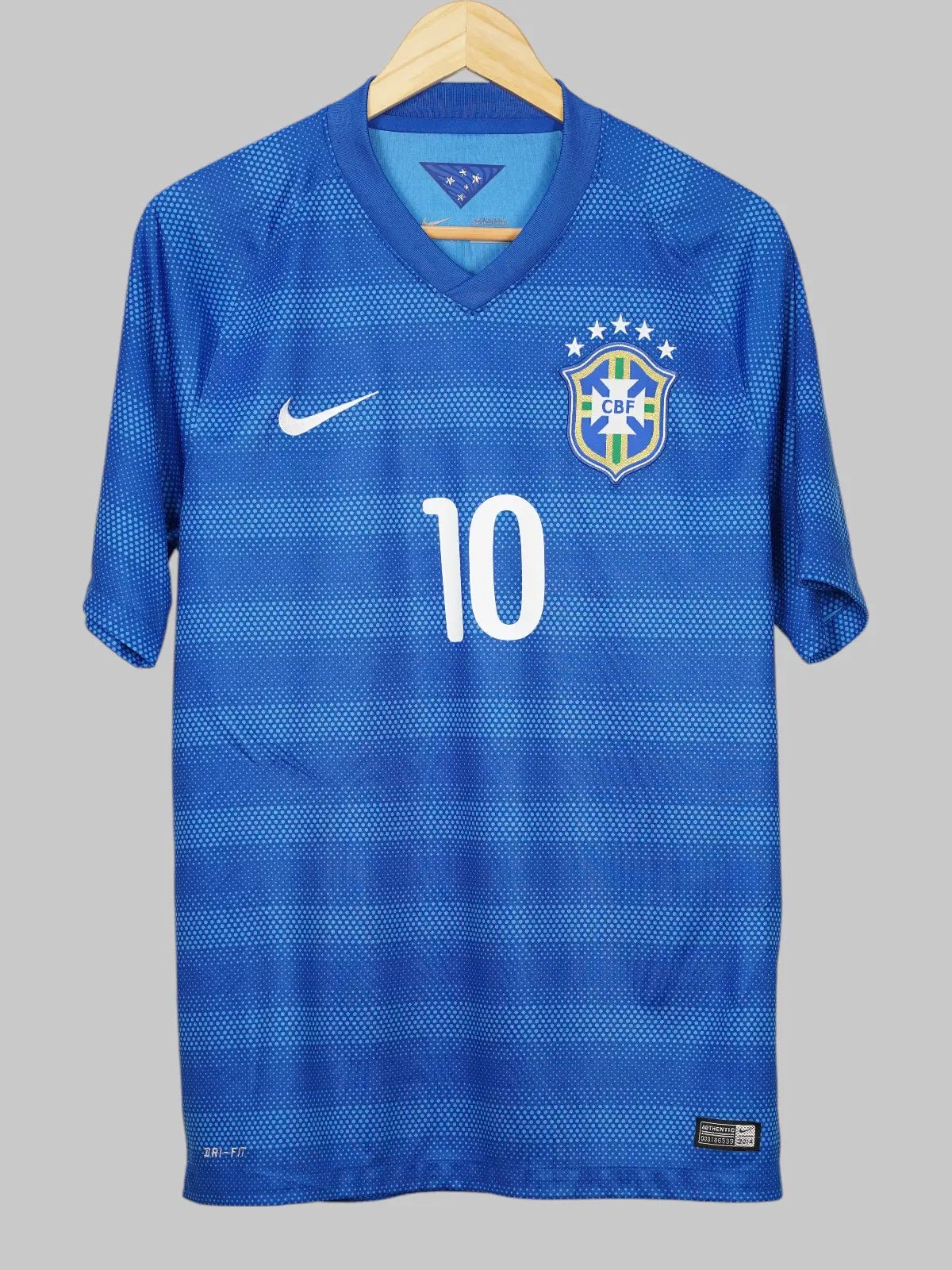 2014/15 Brazil Neymar Jr #10 Away Shirt (M) Nike – First11