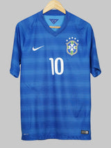 Brazil Away Shirt 2014/15 Neymar Jr 10 (M)