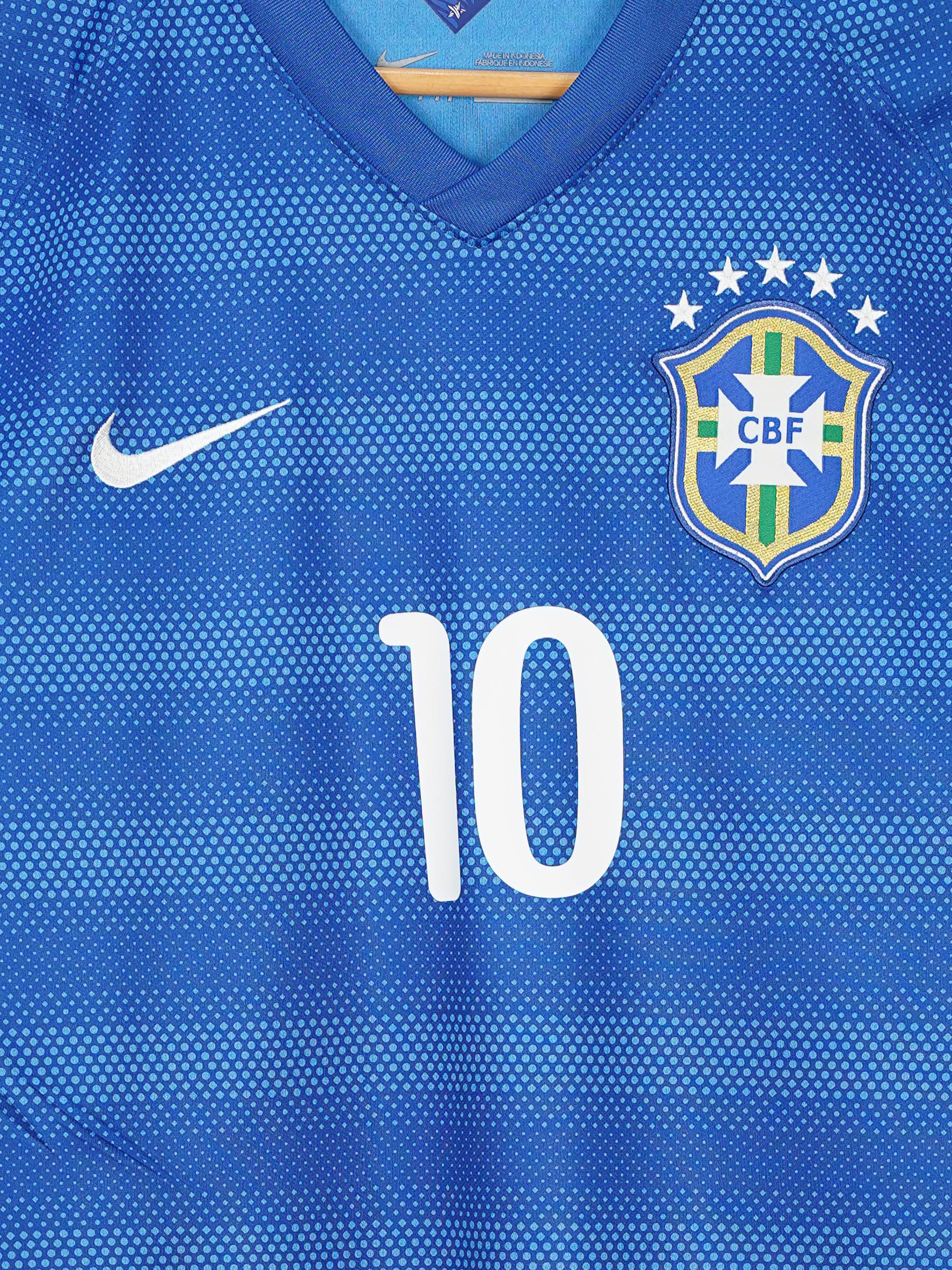 2014/15 Brazil Neymar Jr #10 Away Shirt (M) Nike – First11