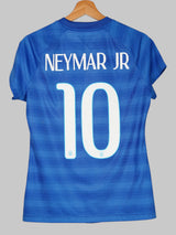 Brazil Away Shirt 2014/15 Neymar Jr 10 (M Woman)
