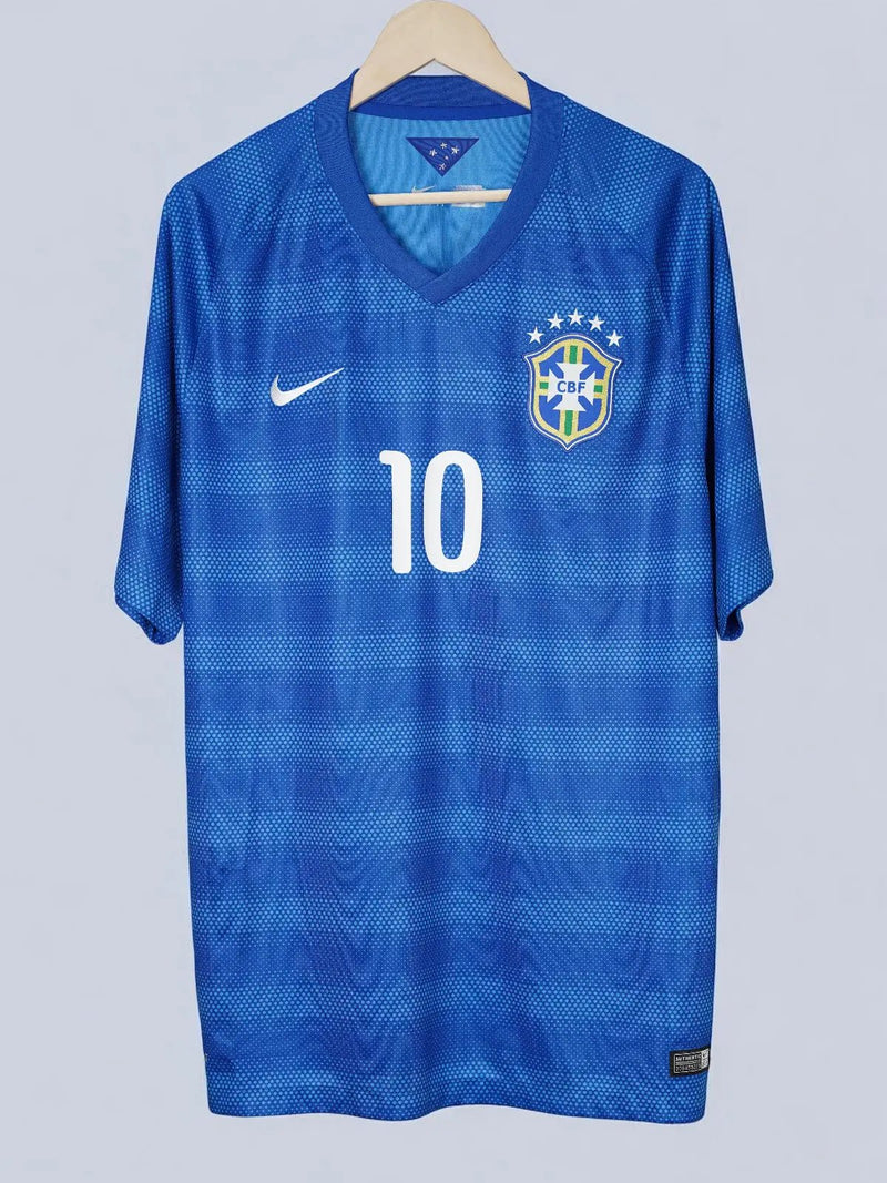 Brazil Away Shirt 2014/15 Neymar Jr 10 (XL)