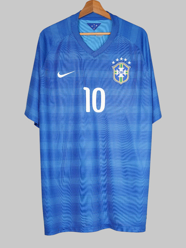 Brazil Away Shirt 2014/15 Neymar Jr 10 (XXL)