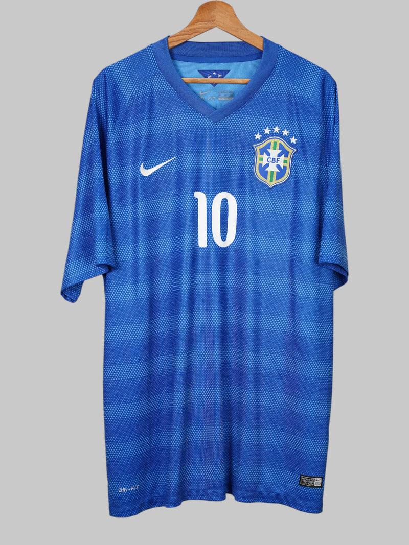 Brazil Away Shirt 2014/15 Neymar Jr 10 (XXL)