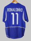 Maillot extérieur du Brésil Numéro de joueur 2002/3 Ronaldinho #11 (L)