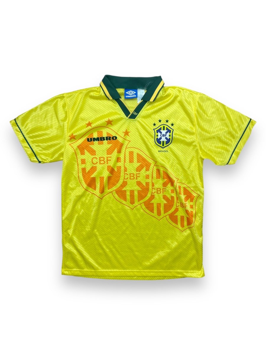 Brazil Home Shirt 1996/97 - 9/10 - L