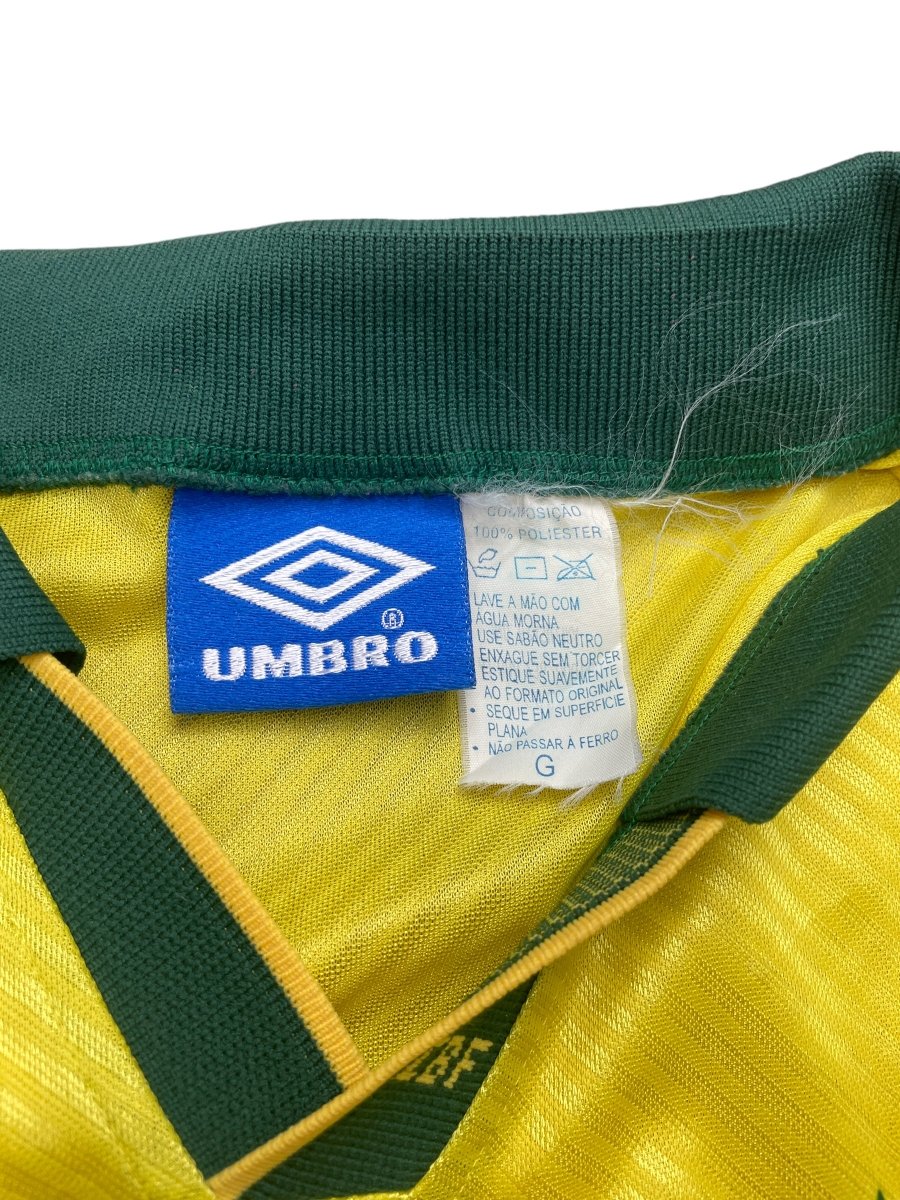 Brazil Home Shirt 1996/97 - 9/10 - L