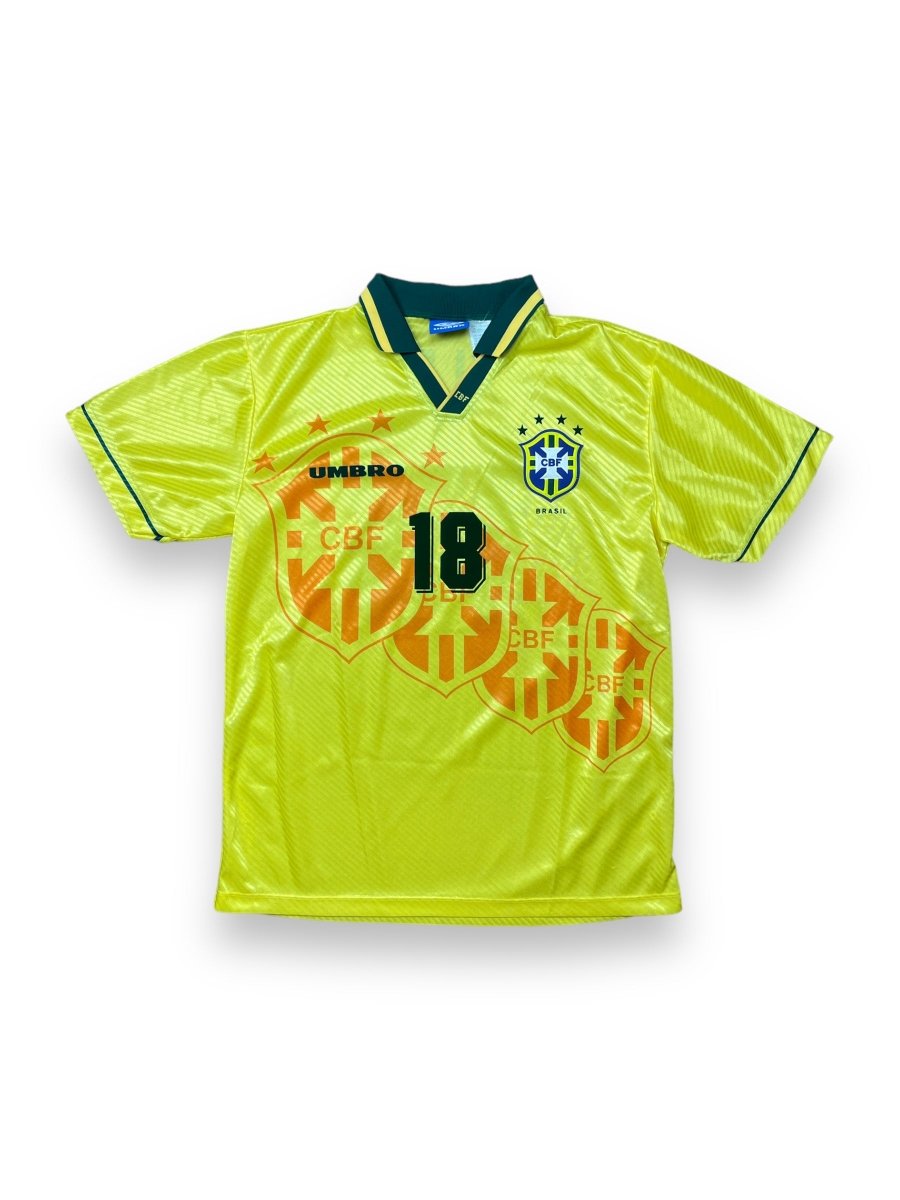 Brazil Home Shirt 1996/97 Ronaldinho #18 - 10/10 - L