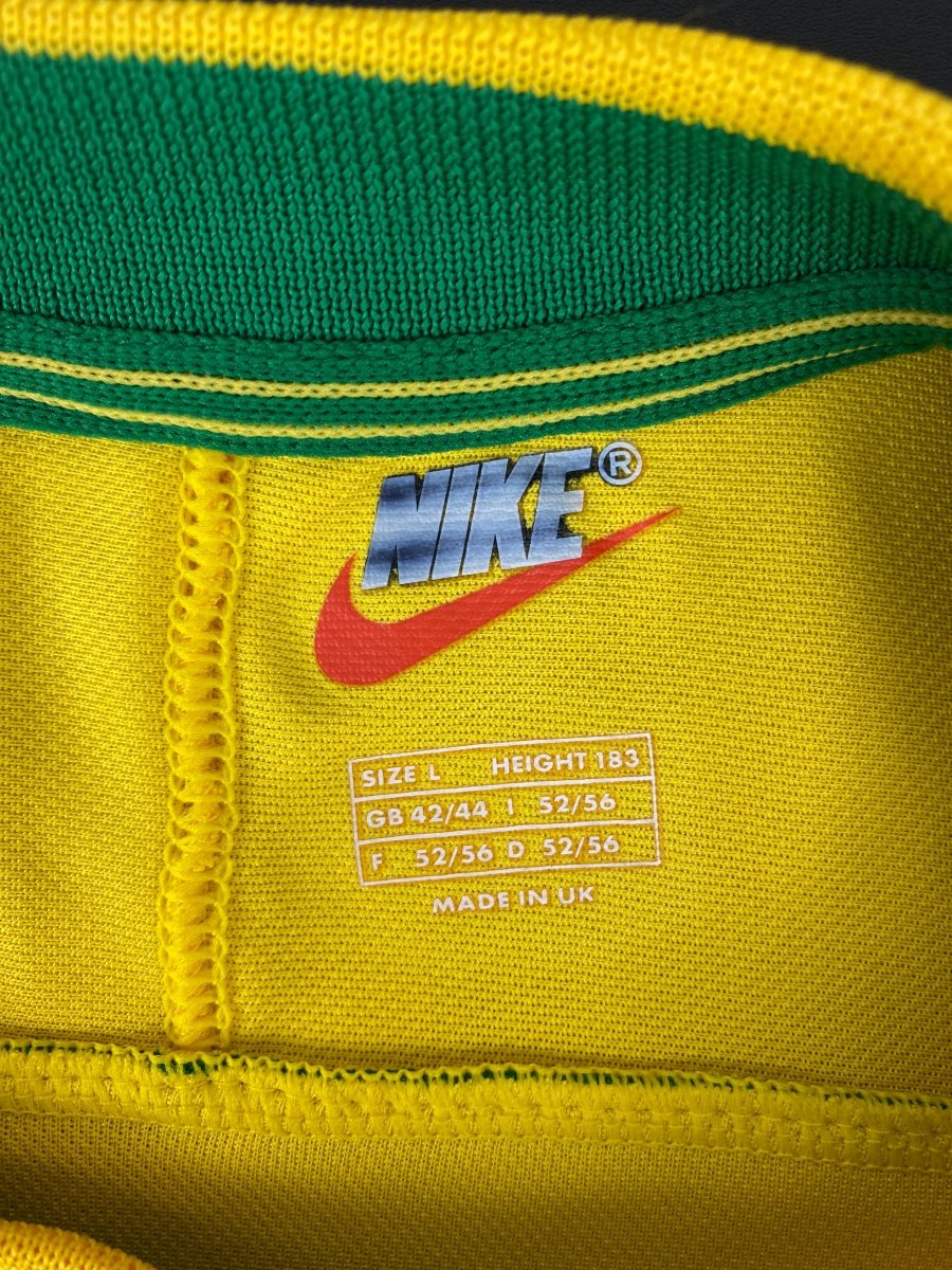 Brazil Home Shirt 1998/99 - 10/10 - L