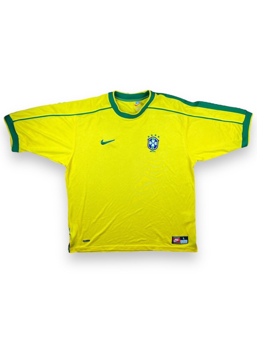 Brazil Home Shirt 1998/99 - 10/10 - L