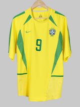 Brazil Home Shirt 2002/3 Ronaldo #9 (L)