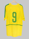 Brazil Home Shirt 2002/4 #9 (XL)