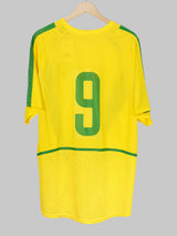Brazil Home Shirt 2002/4 9 (XL)