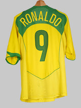 Brazil Home Shirt 2004/05 Ronaldo 9 (L)