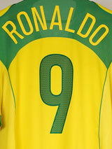 Brazil Home Shirt 2004/05 Ronaldo 9 (L)