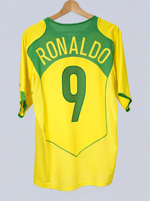 Brazil Home Shirt 2004/5 Ronaldo 9 (L)