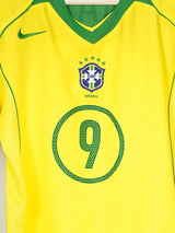 Brazil Home Shirt 2004/6 Ronaldo 9 (M)