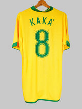 Brazil Home Shirt 2006/7 Kaka 8 (XL)