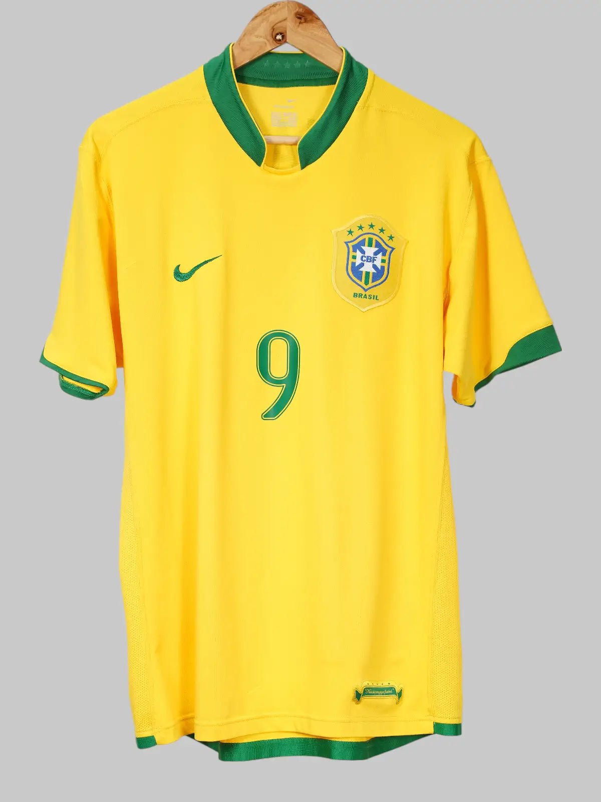 Brazil Home Shirt 2006/8 Ronaldo 9 (L)